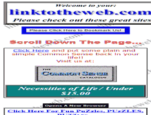 Tablet Screenshot of linktotheweb.com